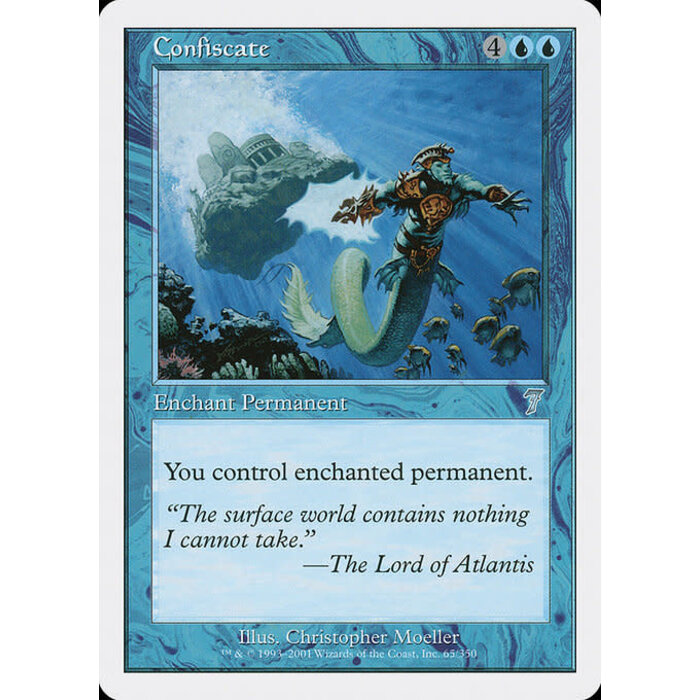 Magic: The Gathering Confiscate (065) Lightly Played