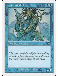 Magic: The Gathering Coral Merfolk (066) Lightly Played