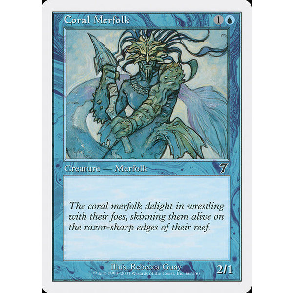 Magic: The Gathering Coral Merfolk (066) Lightly Played