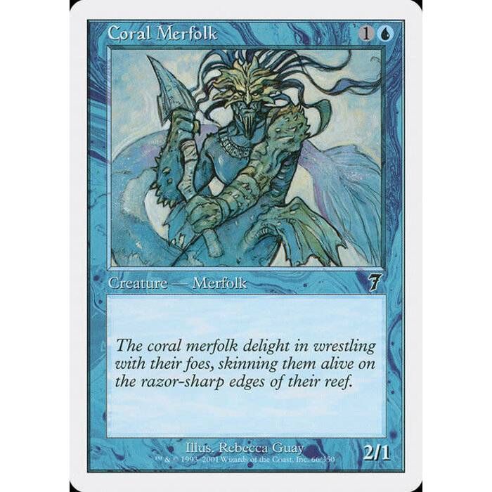 Magic: The Gathering Coral Merfolk (066) Lightly Played