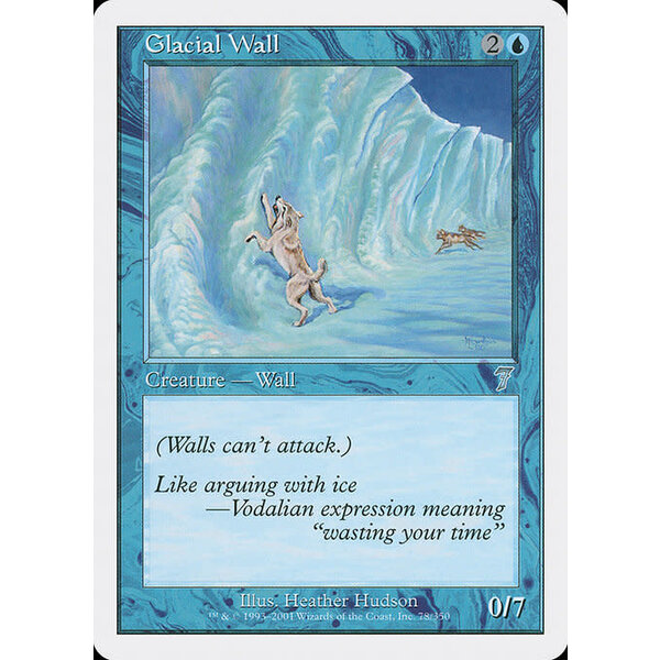 Magic: The Gathering Glacial Wall (078) Lightly Played