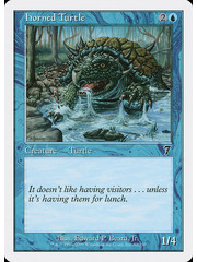 Magic: The Gathering Horned Turtle (080) Lightly Played