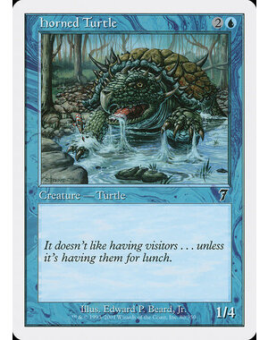 Magic: The Gathering Horned Turtle (080) Lightly Played