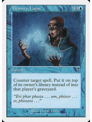 Magic: The Gathering Memory Lapse (088) Lightly Played