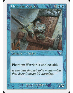 Magic: The Gathering Phantom Warrior (093) Lightly Played