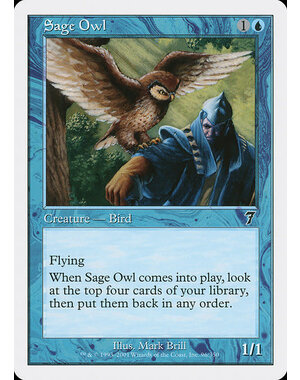 Magic: The Gathering Sage Owl (096) Lightly Played