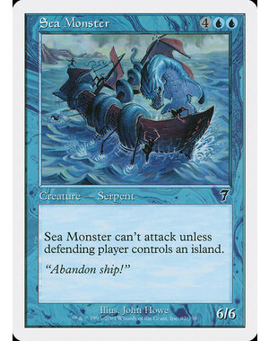 Magic: The Gathering Sea Monster (097) Lightly Played