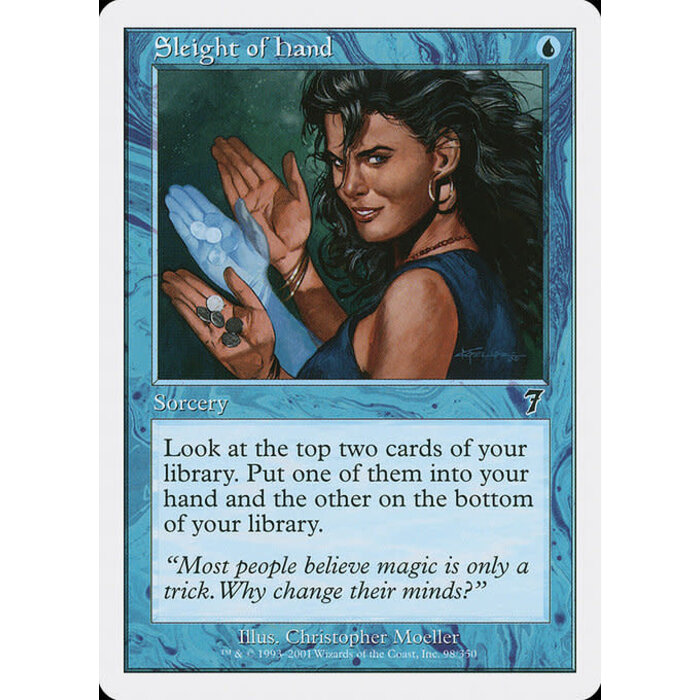 Magic: The Gathering Sleight of Hand (098) Moderately Played