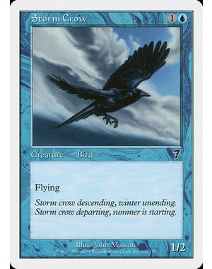 Magic: The Gathering Storm Crow (100) Lightly Played