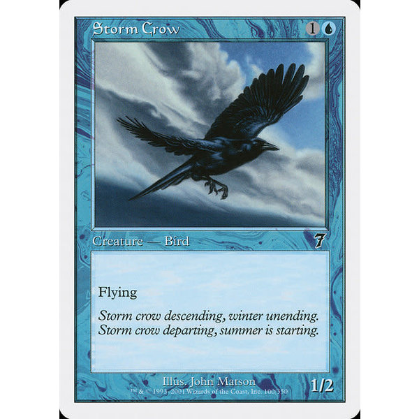 Magic: The Gathering Storm Crow (100) Lightly Played