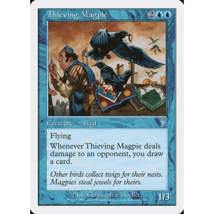 Magic: The Gathering Thieving Magpie (104) Lightly Played