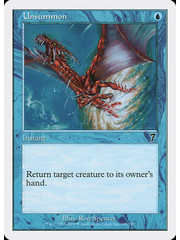 Magic: The Gathering Unsummon (108) Moderately Played