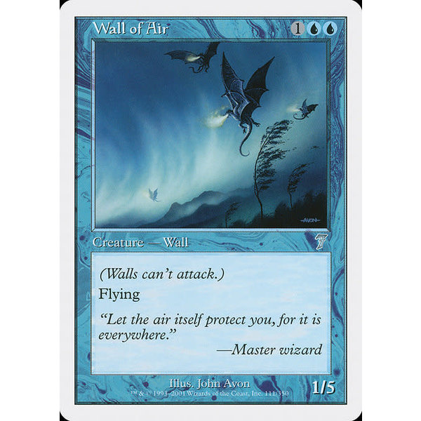 Magic: The Gathering Wall of Air (111) Lightly Played