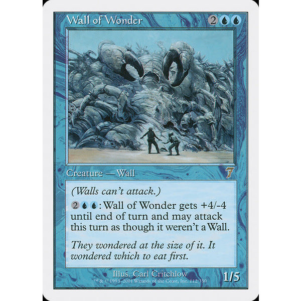 Magic: The Gathering Wall of Wonder (112) Lightly Played Foil