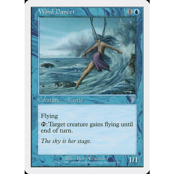 Magic: The Gathering Wind Dancer (113) Lightly Played