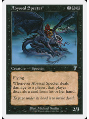 Magic: The Gathering Abyssal Specter (116) Lightly Played