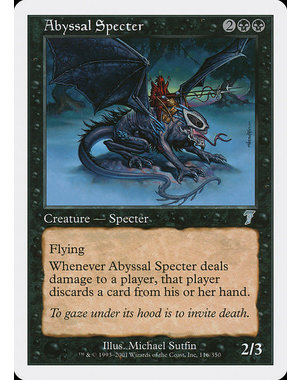 Magic: The Gathering Abyssal Specter (116) Lightly Played