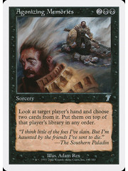 Magic: The Gathering Agonizing Memories (117) Lightly Played Foil