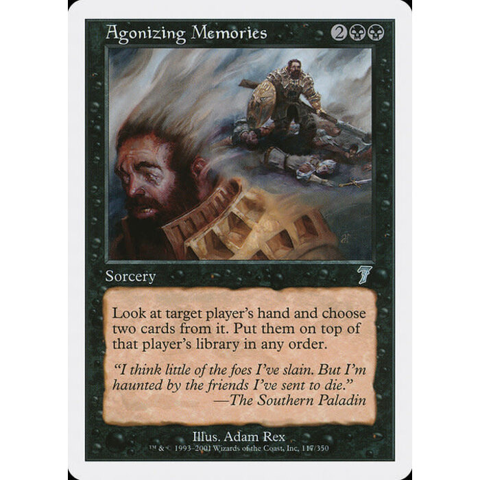 Magic: The Gathering Agonizing Memories (117) Heavily Played