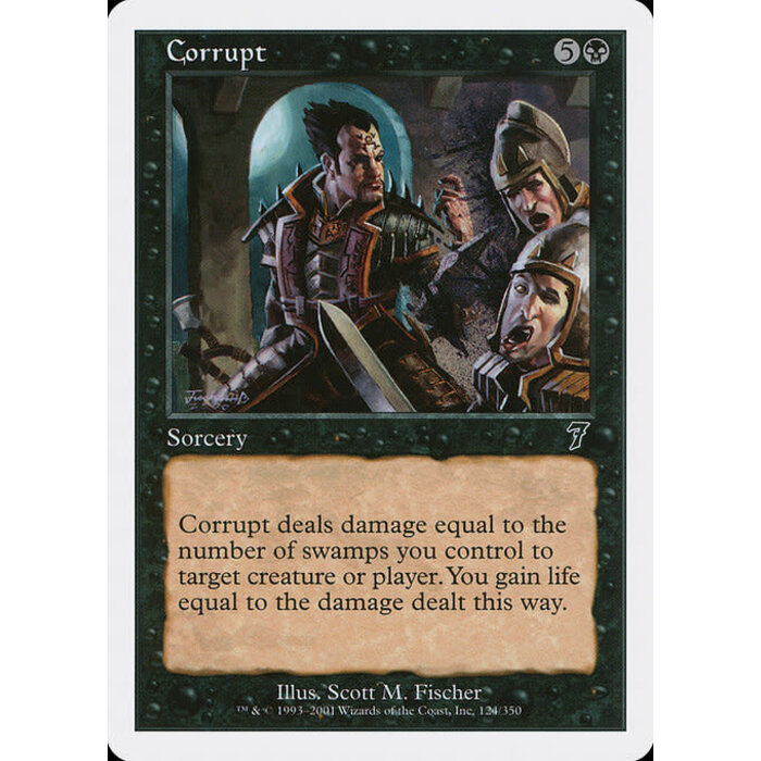 Magic: The Gathering Corrupt (124) Heavily Played