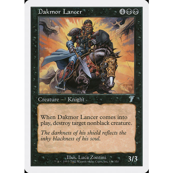 Magic: The Gathering Dakmor Lancer (126) Moderately Played