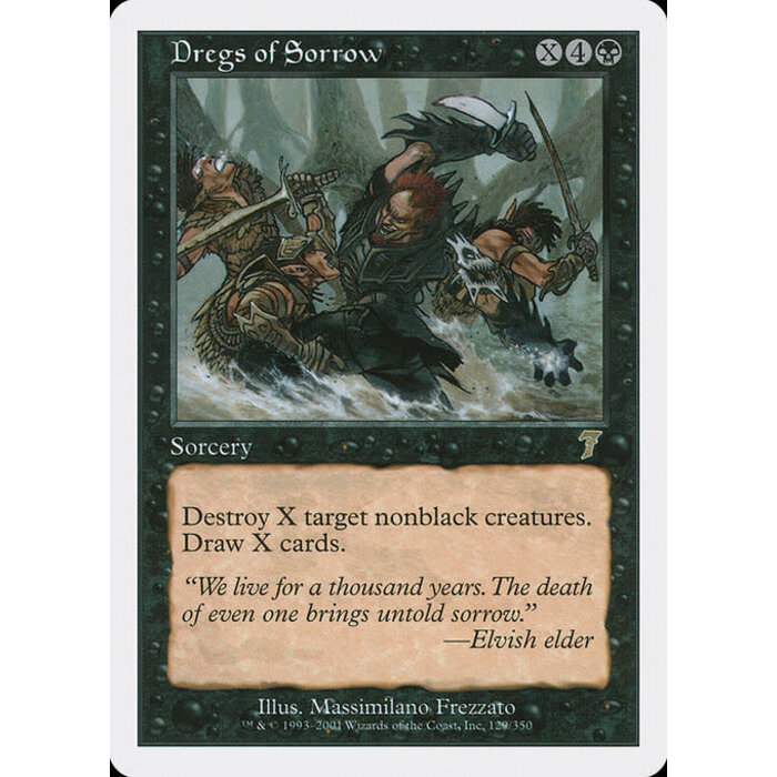Magic: The Gathering Dregs of Sorrow (129) Moderately Played
