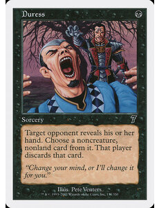 Magic: The Gathering Duress (131) Moderately Played