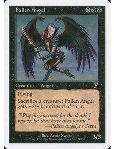 Magic: The Gathering Fallen Angel (134) Lightly Played