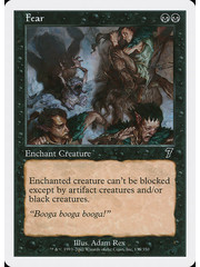 Magic: The Gathering Fear (135) Lightly Played