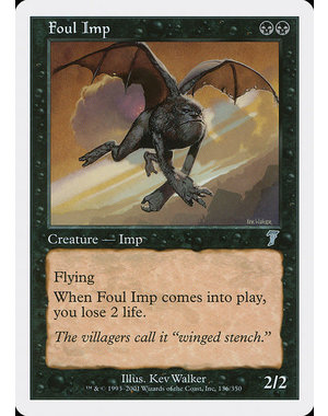 Magic: The Gathering Foul Imp (136) Lightly Played