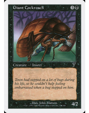 Magic: The Gathering Giant Cockroach (138) Lightly Played