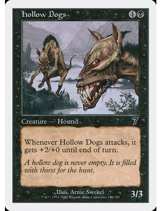 Magic: The Gathering Hollow Dogs (141) Lightly Played Foil