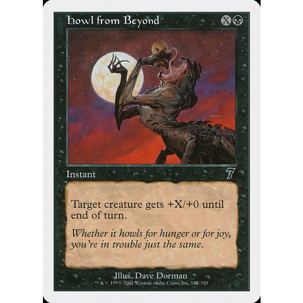 Magic: The Gathering Howl from Beyond (142) Lightly Played