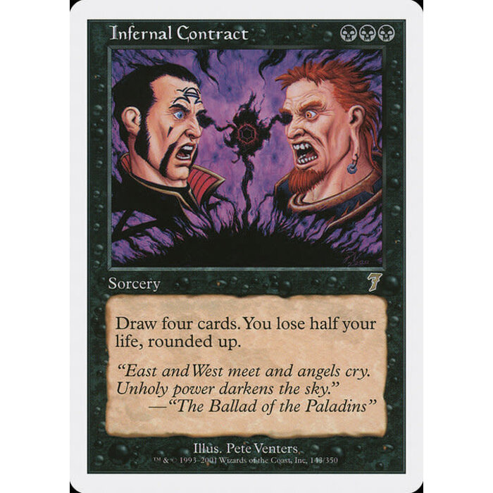 Magic: The Gathering Infernal Contract (143) Lightly Played