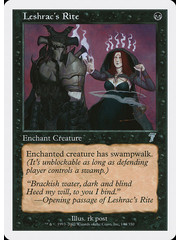 Magic: The Gathering Leshrac's Rite (144) Lightly Played
