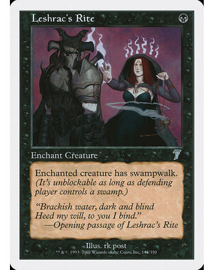 Magic: The Gathering Leshrac's Rite (144) Lightly Played