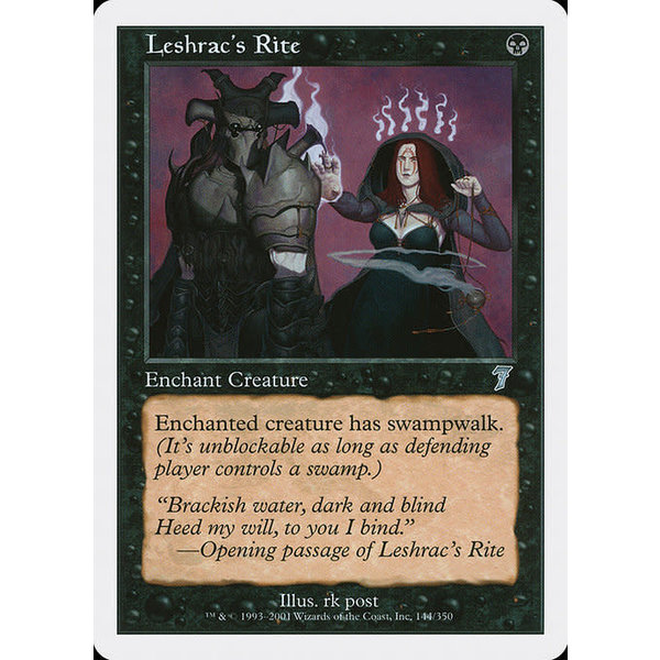 Magic: The Gathering Leshrac's Rite (144) Lightly Played