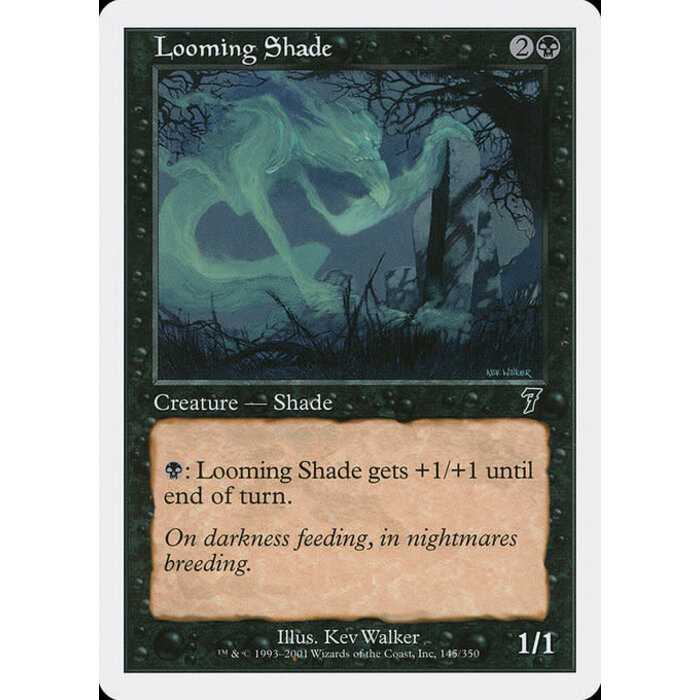 Magic: The Gathering Looming Shade (145) Lightly Played Foil