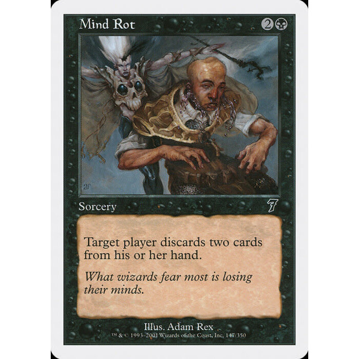 Magic: The Gathering Mind Rot (147) Lightly Played