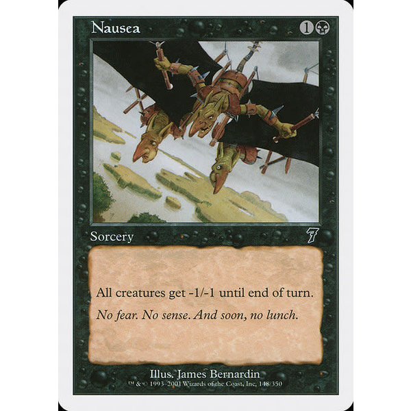 Magic: The Gathering Nausea (148) Lightly Played