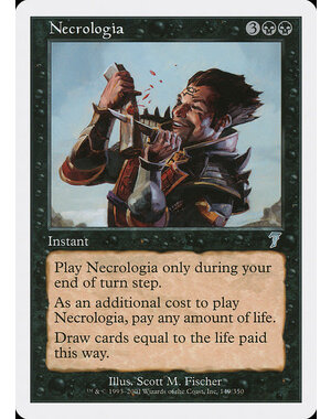 Magic: The Gathering Necrologia (149) Lightly Played