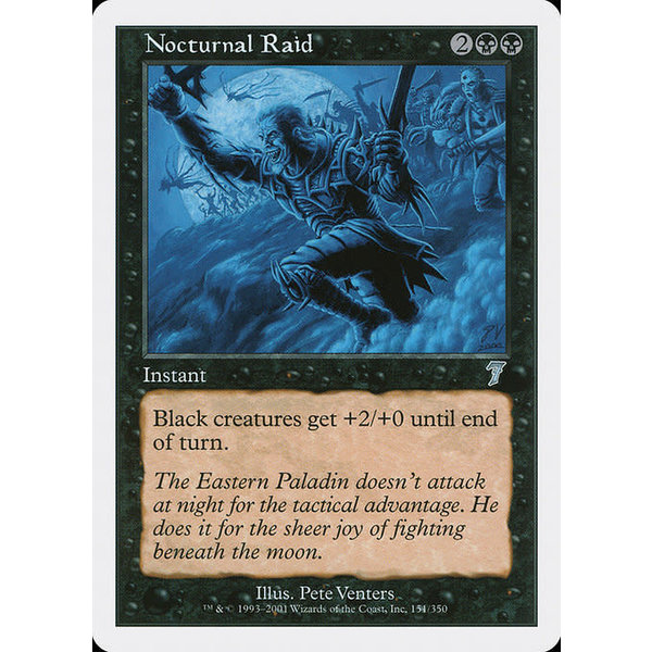 Magic: The Gathering Nocturnal Raid (151) Moderately Played