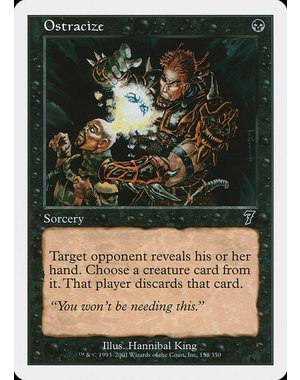 Magic: The Gathering Ostracize (153) Lightly Played Foil