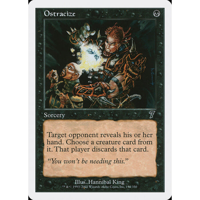 Magic: The Gathering Ostracize (153) Lightly Played Foil