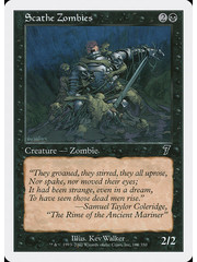 Magic: The Gathering Scathe Zombies (161) Lightly Played Foil