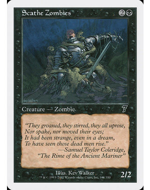 Magic: The Gathering Scathe Zombies (161) Lightly Played Foil