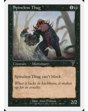 Magic: The Gathering Spineless Thug (164) Moderately Played Foil