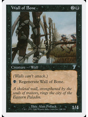 Magic: The Gathering Wall of Bone (169) Lightly Played