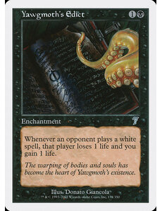 Magic: The Gathering Yawgmoth's Edict (171) Lightly Played