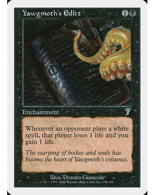 Magic: The Gathering Yawgmoth's Edict (171) Lightly Played